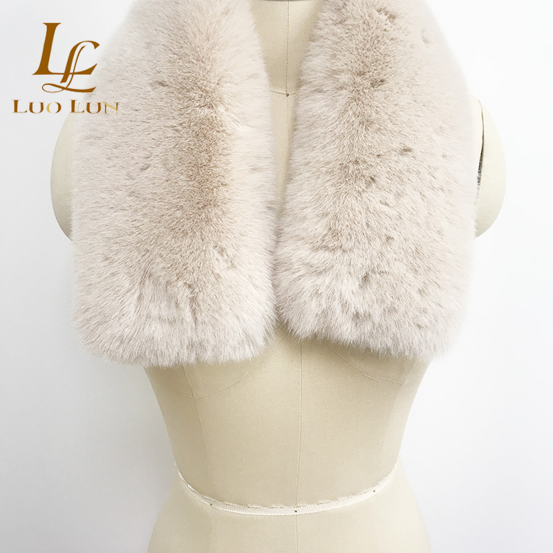 Wholesale Fur Scarves Rabbit fox Fur Scarf Neckerchief Women Clothing Accessories racoon fur scarf