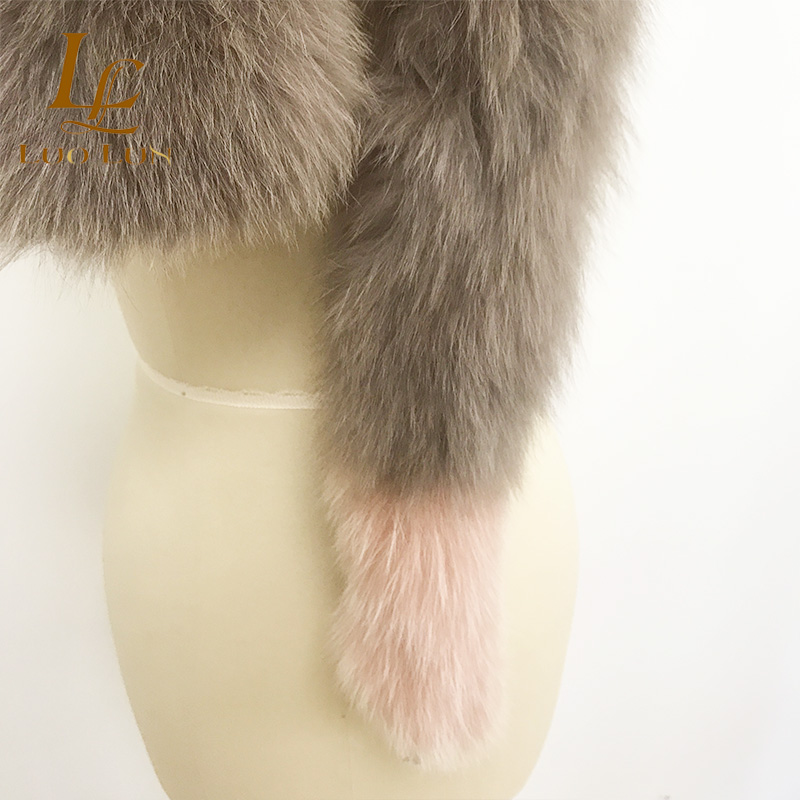 Wholesale Women Luxury Fur Neck Warm Ladies European Style Real Fox Fur Scarf