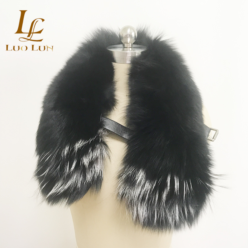 Fashionable women Fashion European Fox Fur racoon Fur Scarf with leather belt